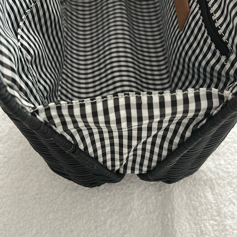 Talbots Black Rattan Bag - Picture 11 of 16